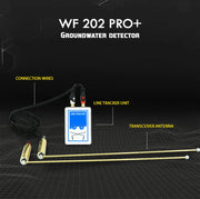 MWF WF 202 PRO+ water filter cartridge showing the white plastic body and label details on the product.