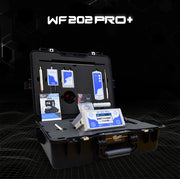 MWF WF 202 PRO+ water filter cartridge showing a close-up of the white filter element for clean water filtration.