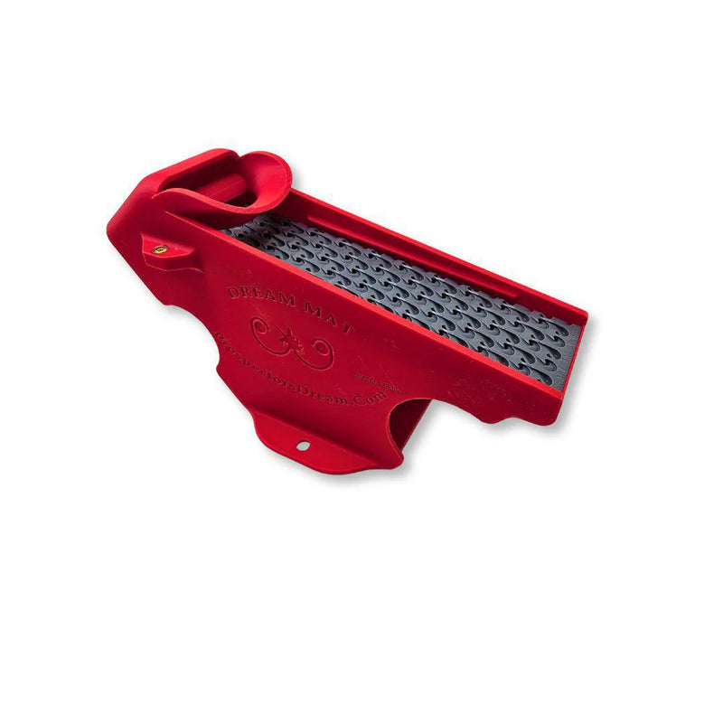 Prospector Dream Gold Clean Up Buddy sluice box with blue Dream Mat for gold prospecting and gold recovery.