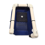 Prospector Dream 6x24 highbanker sluice box with Dream Mat for gold mining, featuring legs and pump, gold prospecting equipment