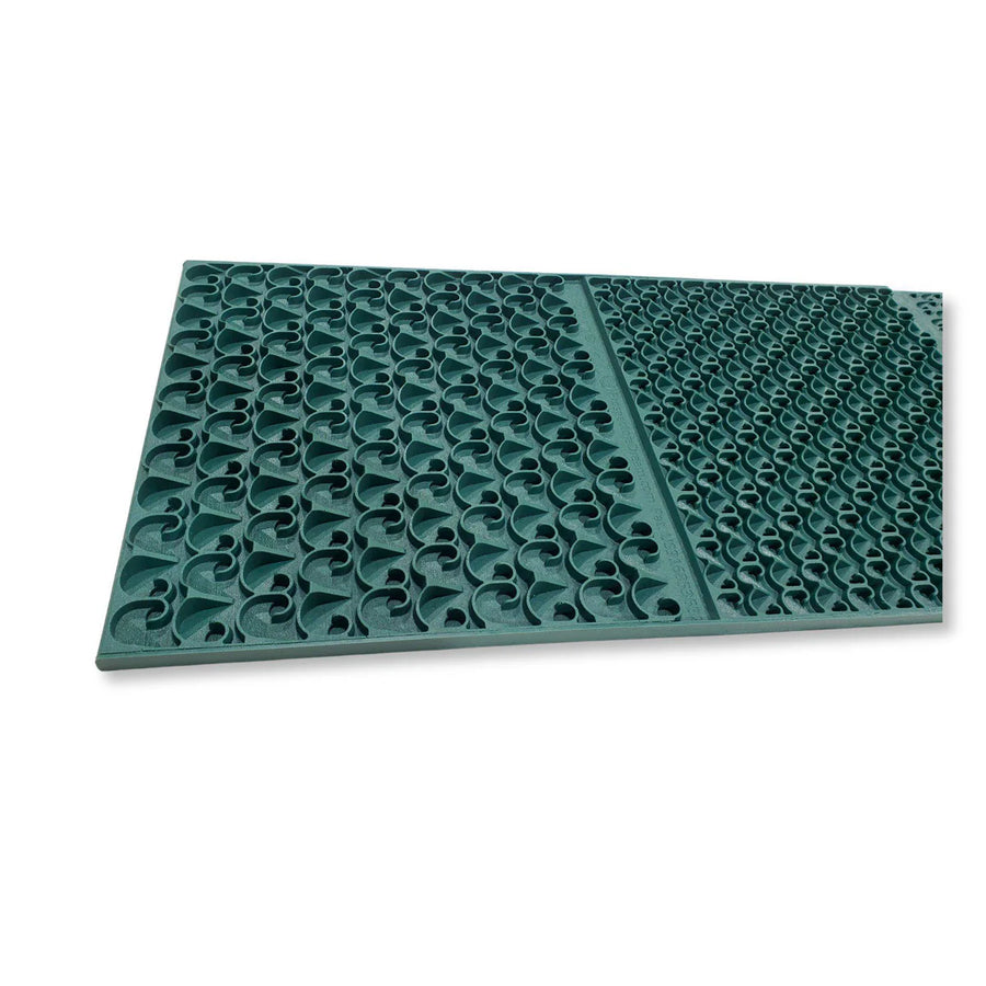 Prospector Dream Prospectors Dream 10x36 Sluice Mat combo for gold prospecting, showing the textured gold recovery mat.