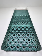 Prospector Dream 12x38 compact sluice box with combo Dream Mat for gold prospecting, featuring a durable, lightweight design.