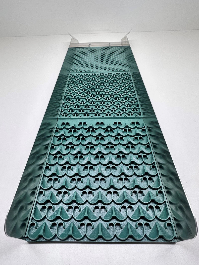 Prospector Dream 12x38 compact sluice box with combo Dream Mat for gold prospecting, lightweight and durable gold mining equipment