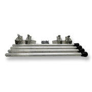Prospector Dream 18-inch leg kit for gold highbanker and sluice box, showing metal legs with adjustable height for gold prospecting.