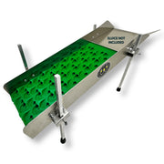 Prospector Dream 18-inch leg kit for gold highbanker and sluice box, showcasing sturdy metal legs and adjustable height for gold prospecting.