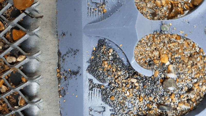 Prospector Dream 18x48 gold dredge dream mat used in gold mining equipment with textured surface for gold recovery.