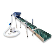 Prospector Dream 6x42 Transformer Sluice Box with Dream Mat for gold mining, shown folded and ready for gold prospecting.