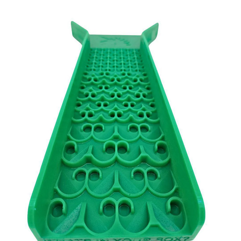 Prospector Dream 4x16 adventure gold sluice box with green Dream Mat for gold prospecting and panning.