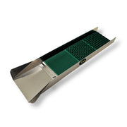 Prospector Dream 10x47 sluice box with Dream Mat for gold prospecting, showing the compact gold recovery equipment and its components.