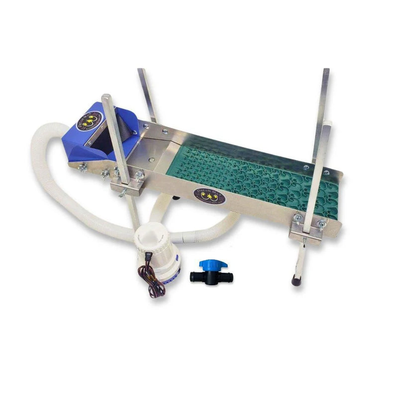 Prospector Dream 6x24 Power Sluice Box Kit with Dream Mat and 18-inch legs, gold prospecting equipment for gold mining.