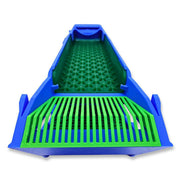 Prospector Dream Switchback Clean-Up Sluice Box Kit with Dream Mat for gold prospecting, shown with detailed sluice and equipment.