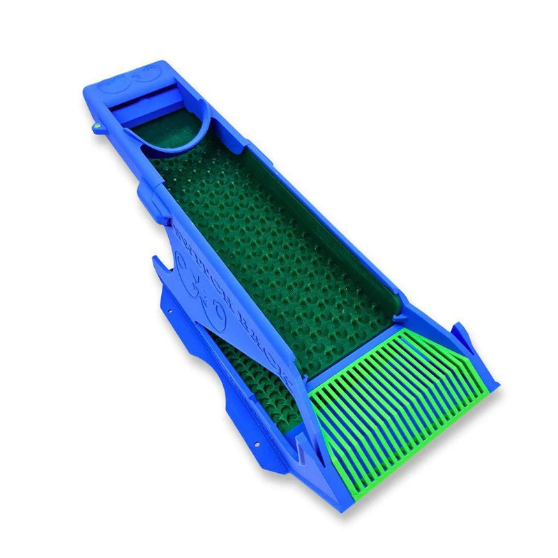 Prospector Dream Switchback Clean-Up Sluice Box Kit with Dream Mat for gold prospecting, compact and efficient for gold recovery.