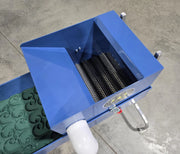 Prospector Dream 10x42 Speed Banker unclassified power sluice with Dream Mat for gold mining, showing the sluice and mat setup.