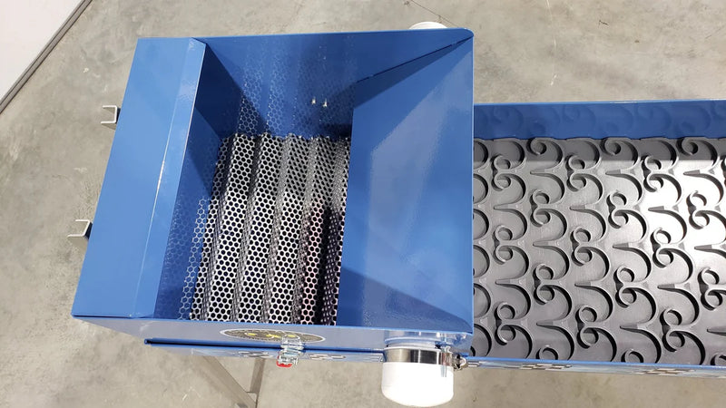 Prospector Dream 12" Speed Banker Power Sluice with Dream Mat for gold mining, featuring unclassified processing and durable construction.