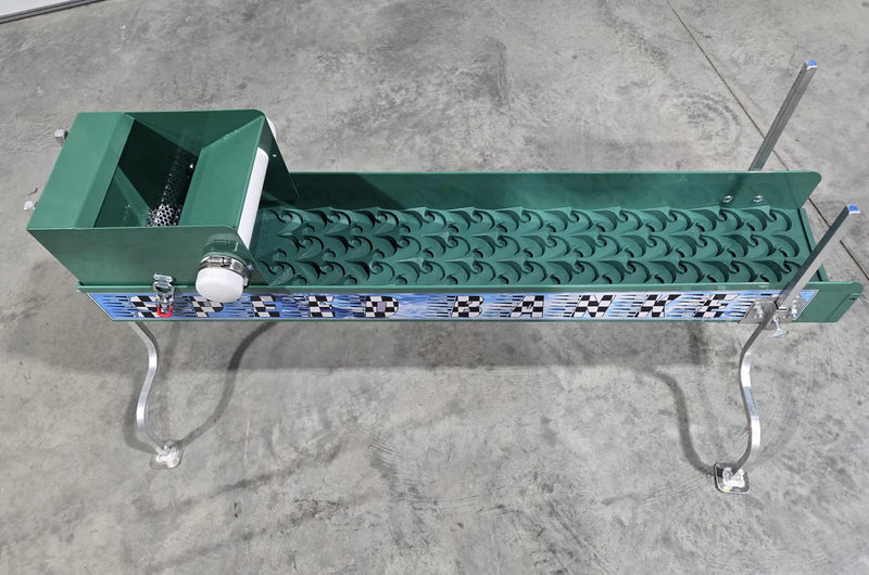 Prospector Dream 8x42 Speed Banker unclassified power sluice with Dream Mat for gold mining, featuring a compact, portable gold recovery system.