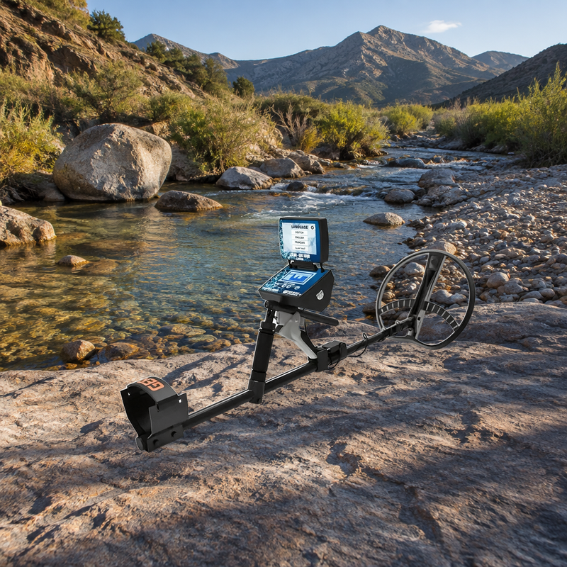 GER Detect Titan GER 1000 near a Nevada creek