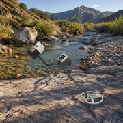 GER Detect Treasure Way near a Nevada creek