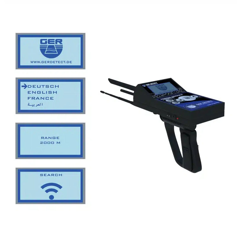 UIG Fresh Result 2 Systems underground water detector device for detecting underground water sources in natural settings.