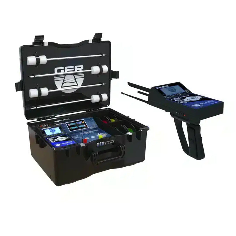 UIG Fresh Result 2 Systems underground water detector device showing handheld and sensor components.