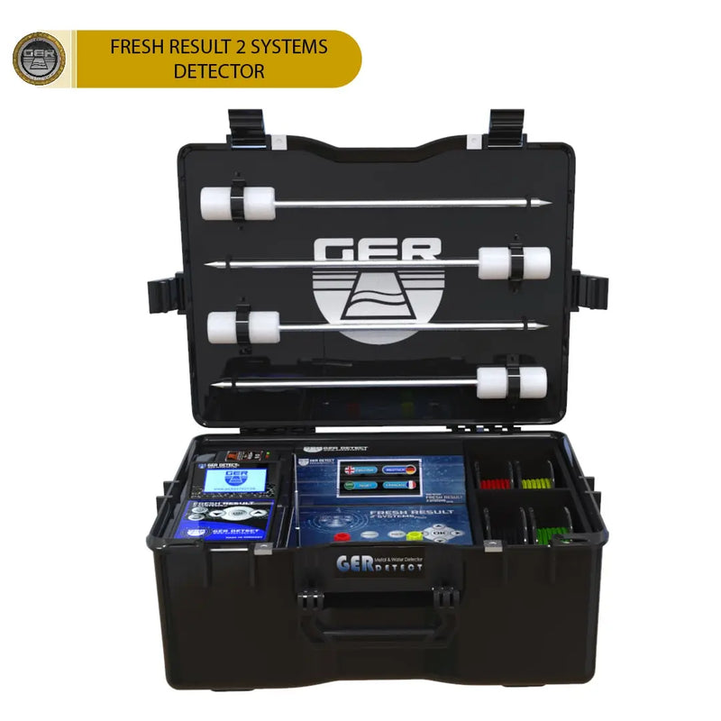 UIG Fresh Result 2 Systems underground water detector device detects underground water sources with digital sensors.