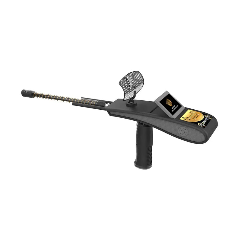 UIG Gold Hunter smart device in gold, designed for detecting metals, diamonds, and cavities with a sleek handheld design.