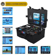 UIG River-G 3 Systems underground water detector device, showing the handheld unit with control panel and sensors for water detection.