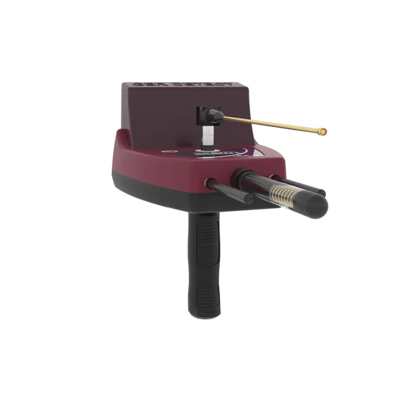 UIG Titan 500 smart device with gold, metals, gemstones, and diamond detector, shown in gold with metallic and gemstone details.