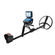 UIG Titan GER 1000 metal detector device for detecting precious metals and buried treasures, with control panel and search coil.