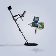 UIG Titan GER 1000 metal detector for precious metals and buried treasures, with handheld control and search coil.
