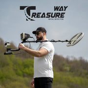 UIG Treasure Way Detector handheld metal detector with adjustable sensitivity and ergonomic handle for treasure hunting.