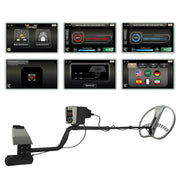 UIG Treasure Way Detector handheld metal detector with control panel and adjustable sensitivity for treasure hunting.