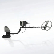 UIG Treasure Way Detector in black with control panel, used for metal and treasure detection outdoors and underground.