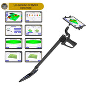 UIG ground scanner device detecting precious metals and underground cavities for metal detection and geological exploration.