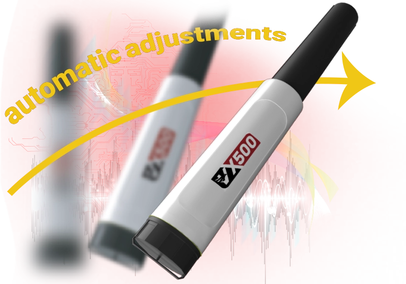 Vertex VX500 high-sensitivity waterproof pinpointer with compact design and durable construction for metal detecting.