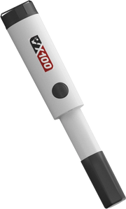 Vertex Quantum VX900 Gold Metal Detector with gold detection coil and control panel, designed for treasure hunting and metal detection.