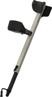 Vertex VITRAN VX10 gold nugget metal detector with digital display and control panel for gold prospecting and treasure hunting.