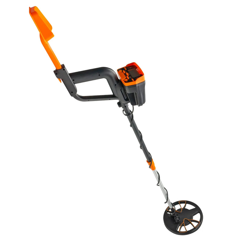 Vevor waterproof metal detector with LCD display, high accuracy, for underwater and underground treasure hunting, suitable for all ages.