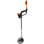 Vevor waterproof disc metal detector with LCD display, ideal for underwater and underground treasure hunting for adults and children.